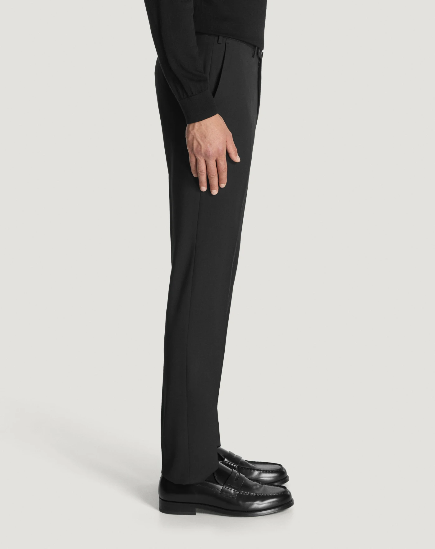 Pt Torino Pantaloni Superslim in tecno lana Hotsell