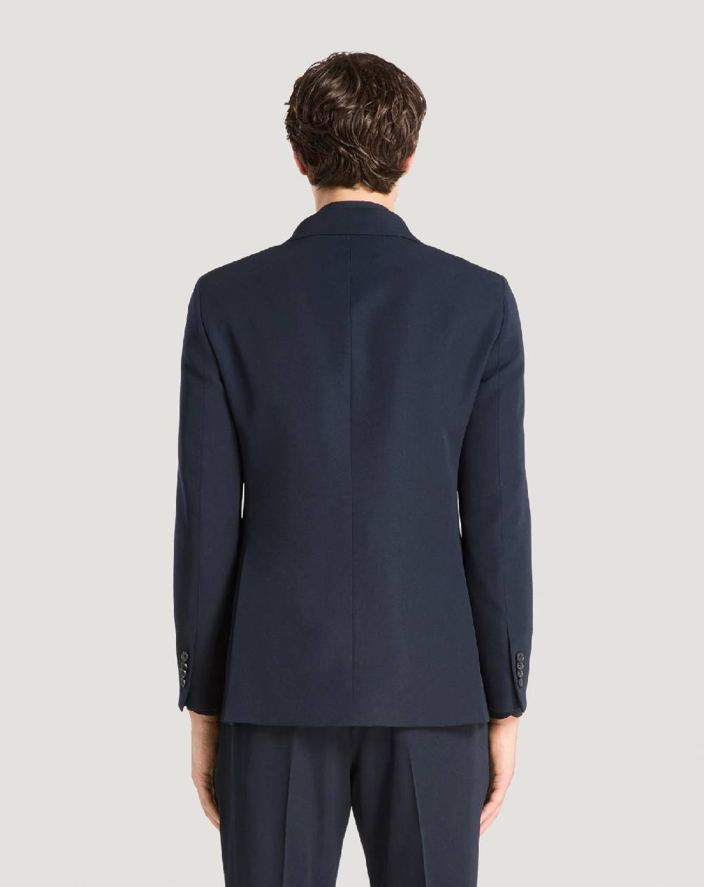 Pt Torino Blazer in lana granité Vendita Calda