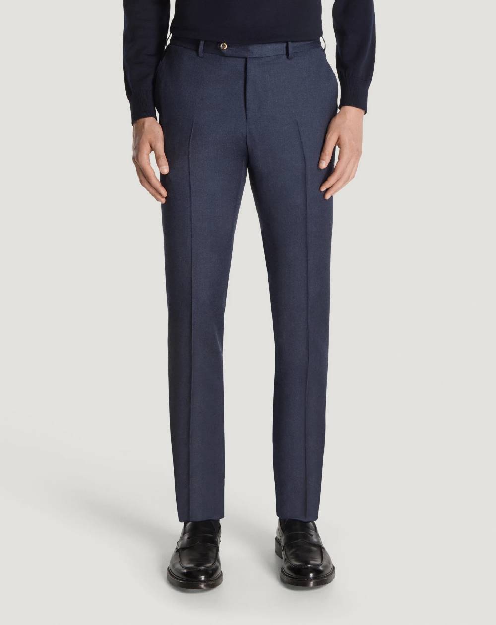 Pt Torino Pantaloni Slim in flanella Vendita Economica