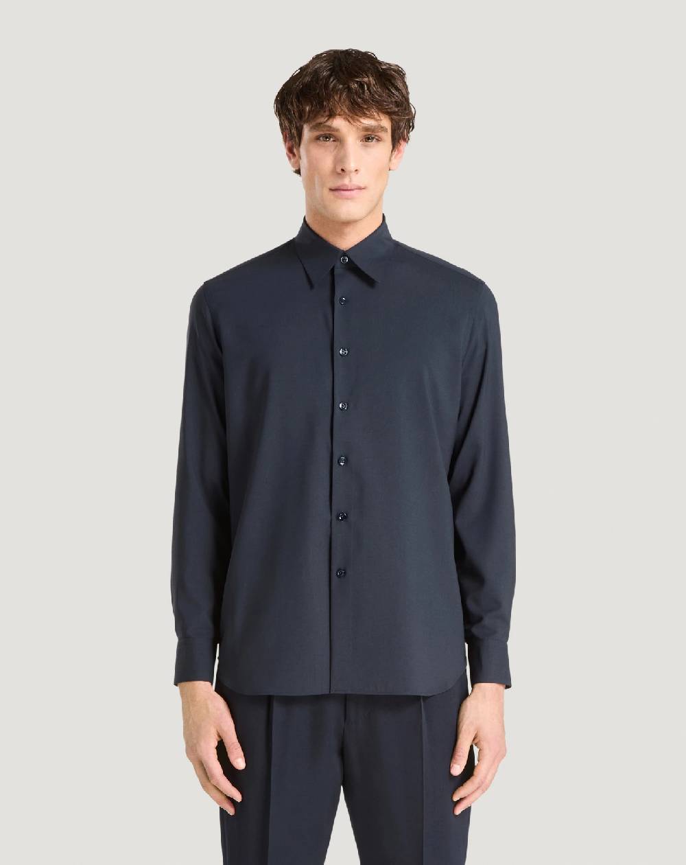 Pt Torino Camicia in lana Saldi Di Fabbrica