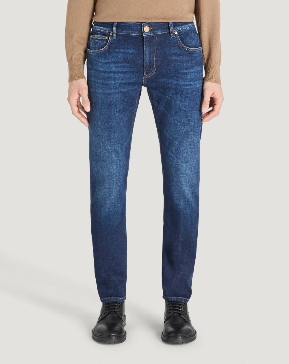 Pt Torino Jeans Swing in denim di cotone stretch Negozio