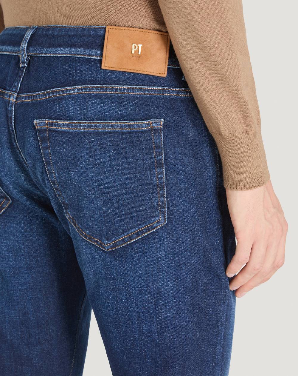 Pt Torino Jeans Swing in denim di cotone stretch Negozio