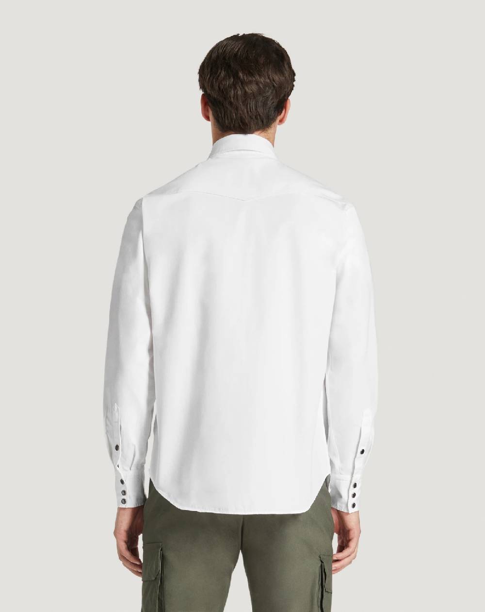 Pt Torino Camicia in gabardina di cotone Italia