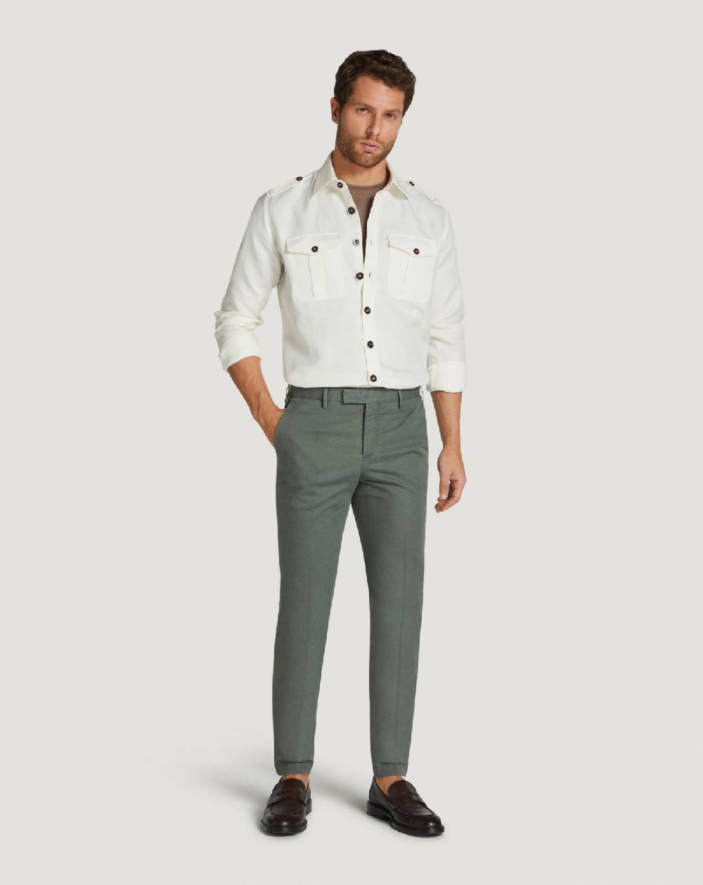 Pt Torino Camicia in twill Promozione