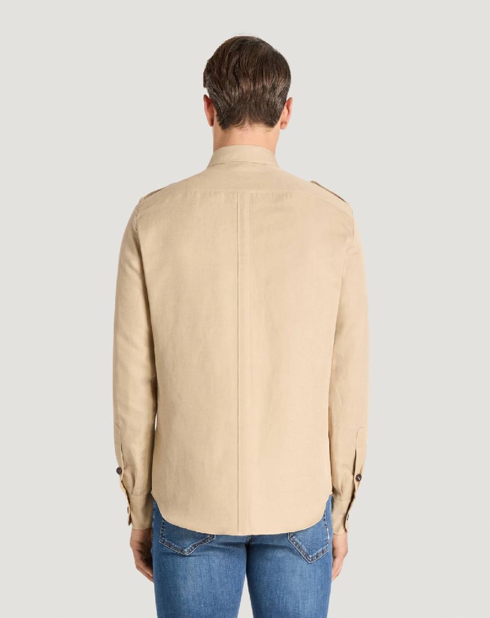 Pt Torino Camicia in twill Spedizione Gratuita