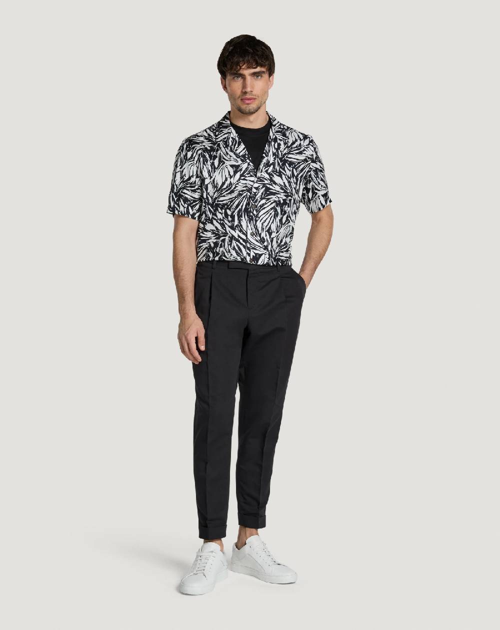Pt Torino Camicia in twill Consegna Veloce