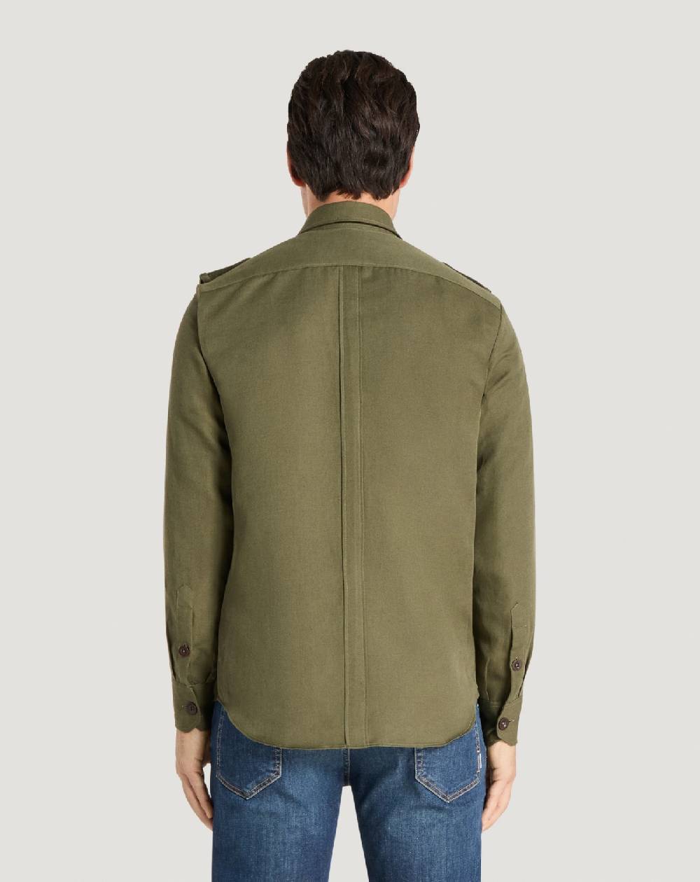 Pt Torino Camicia in twill Fino Al -60%