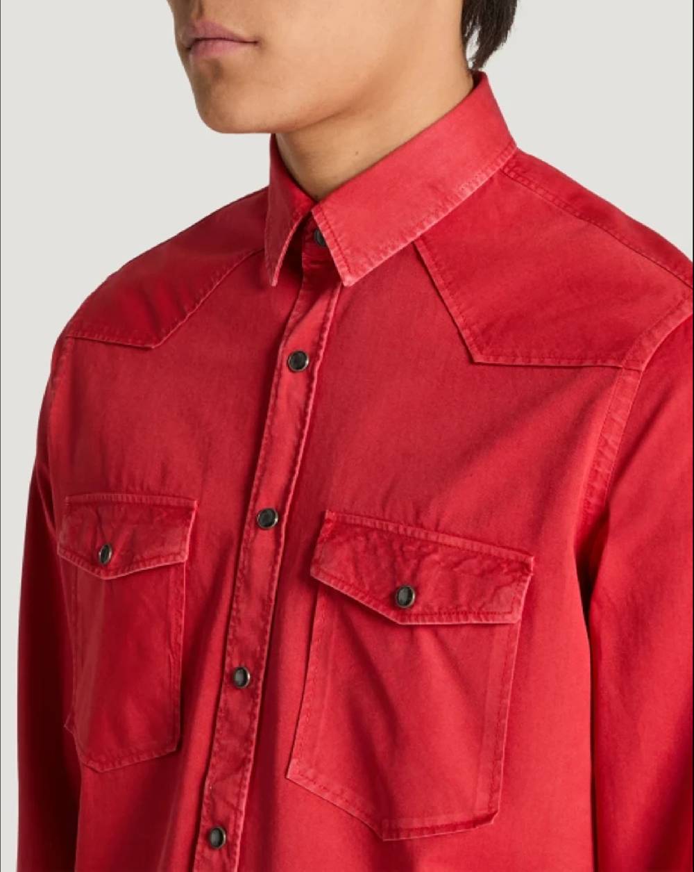 Pt Torino Camicia in gabardina di cotone Shopping Online