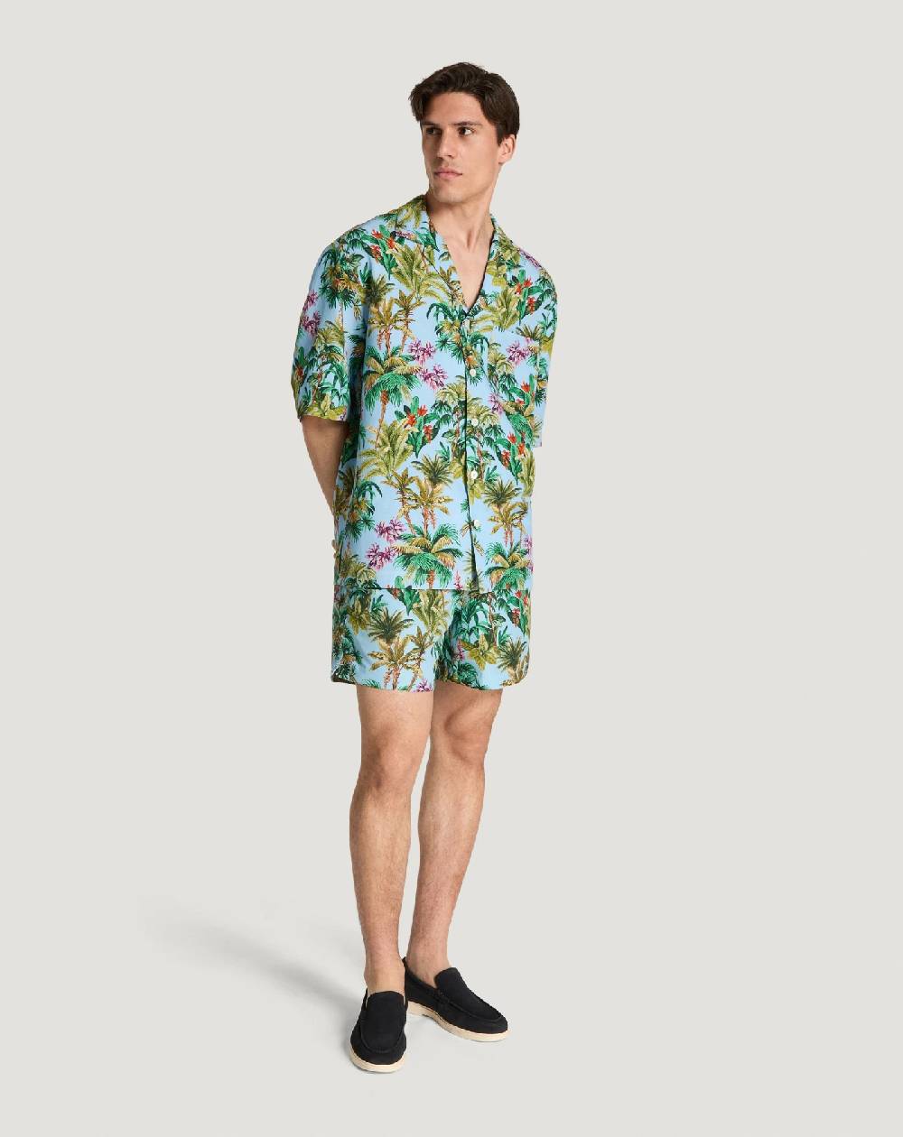 Pt Torino Camicia in twill di lino Online