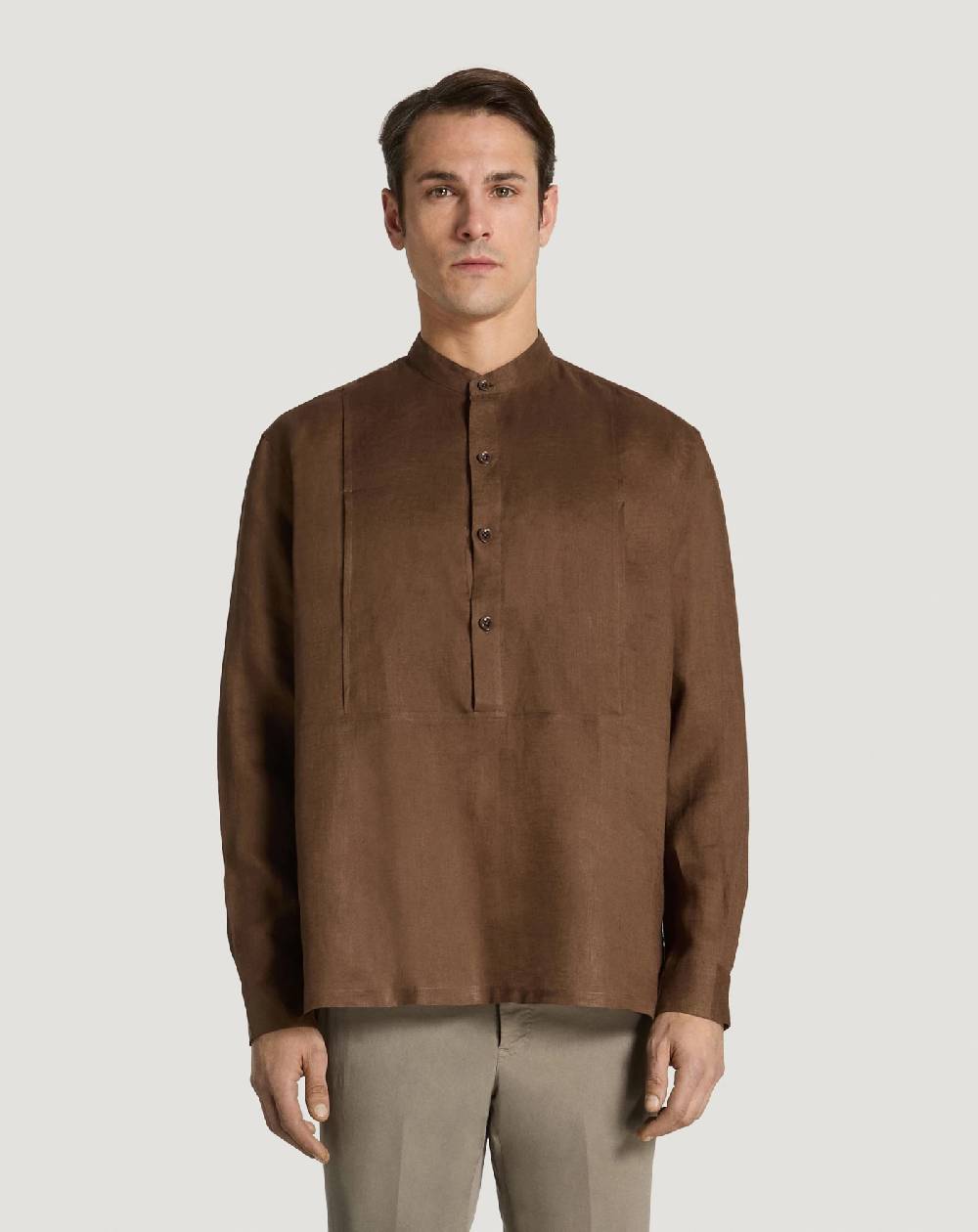 Pt Torino Camicia in lino Saldi