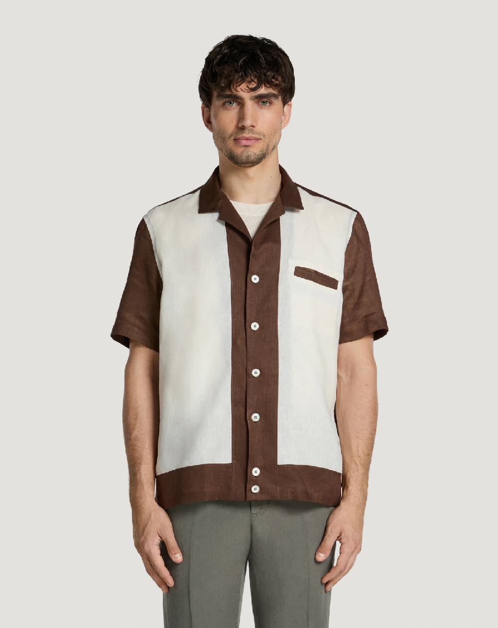 Pt Torino Camicia in lino Vendita Calda