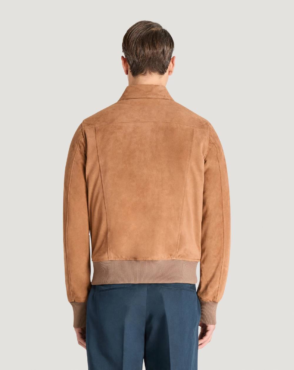 Pt Torino Bomber in suede Outlet