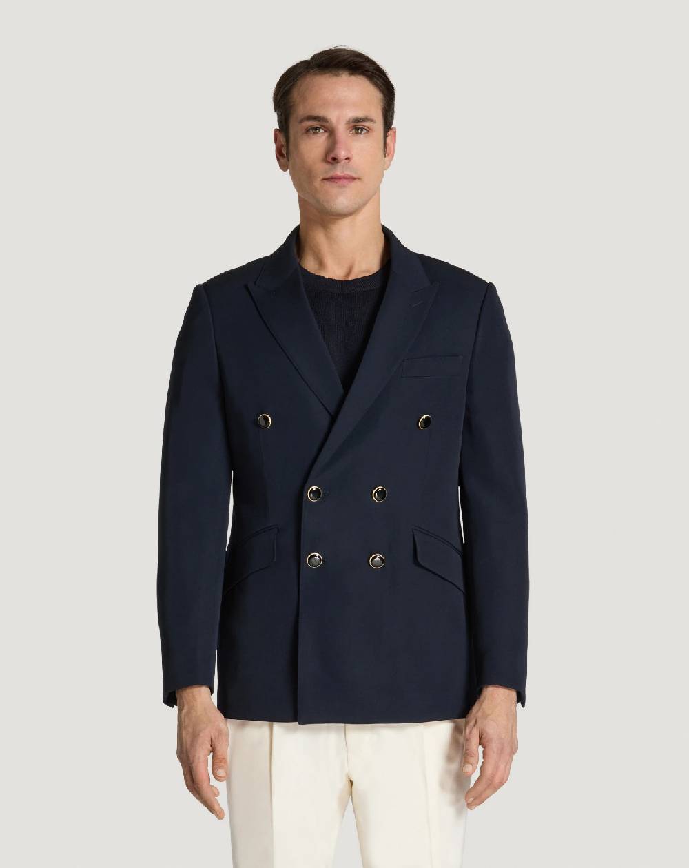 Pt Torino Blazer in lana granité Saldi