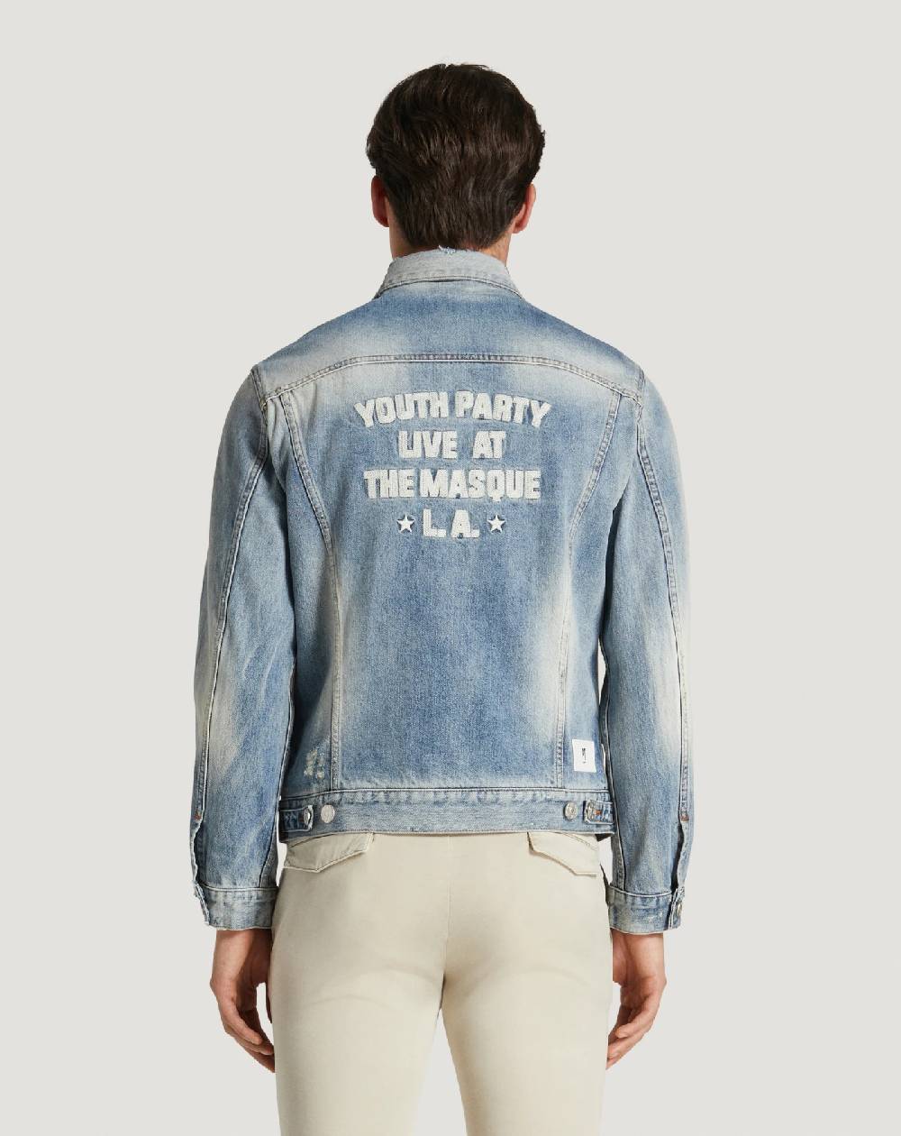 Pt Torino Giacca in denim con ricamo Vendita Calda