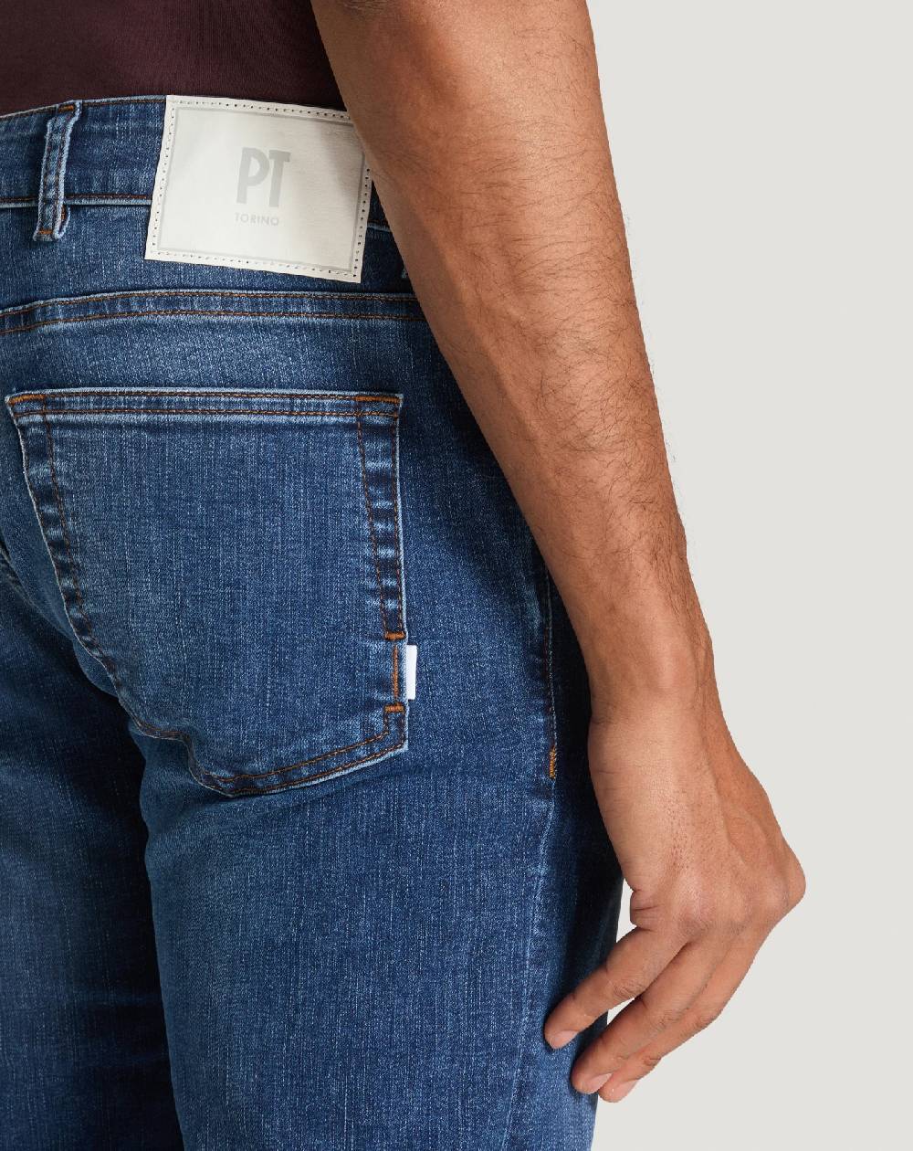 Pt Torino Jeans Swing in denim stretch indigo Nuova