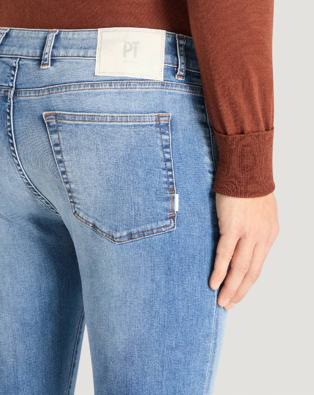 Pt Torino Jeans Swing in denim stretch indigo 2025