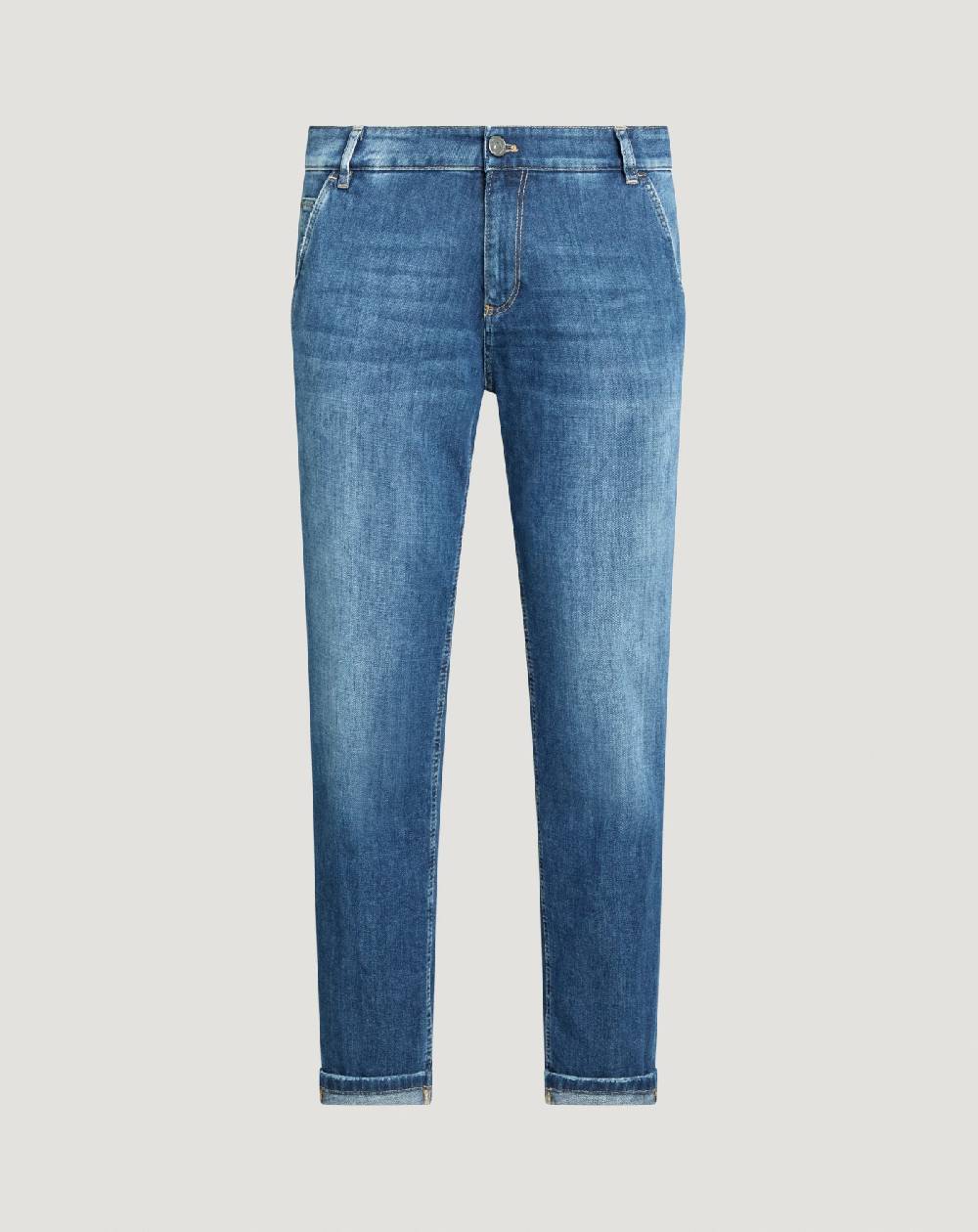 Pt Torino Jeans Indie in denim soft touch Italy