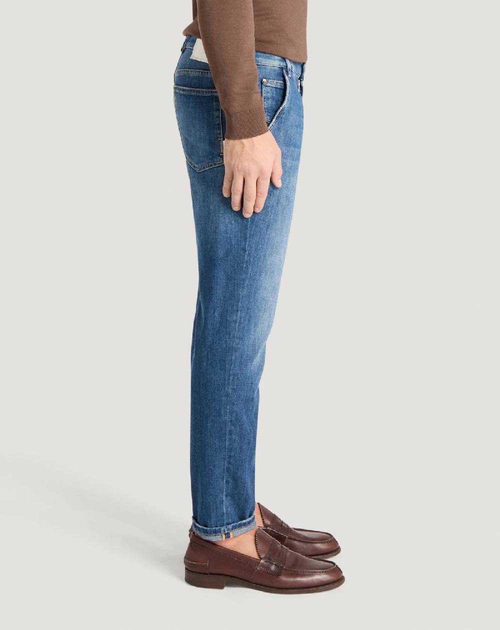 Pt Torino Jeans Indie in denim soft touch Italy