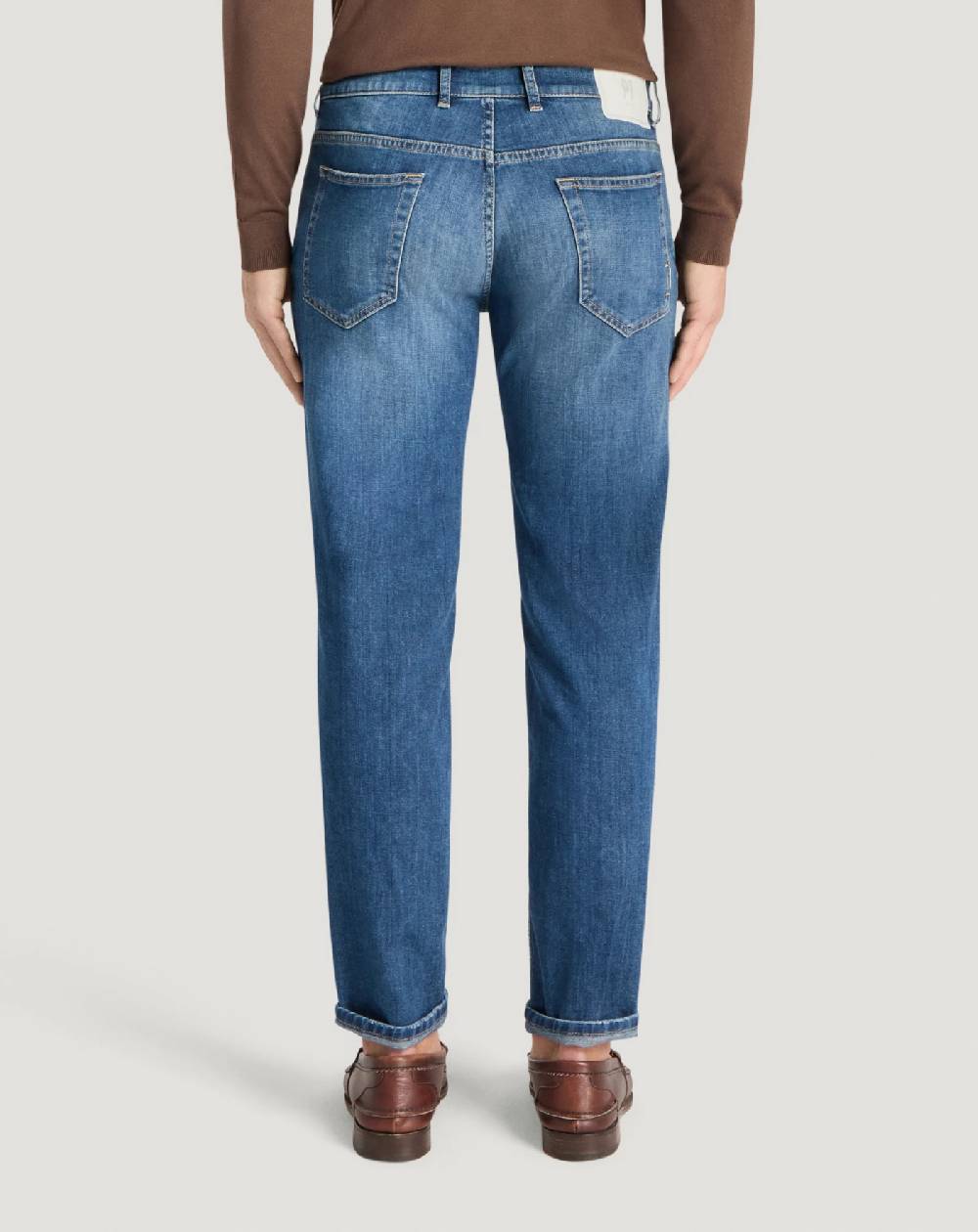 Pt Torino Jeans Indie in denim soft touch Italy