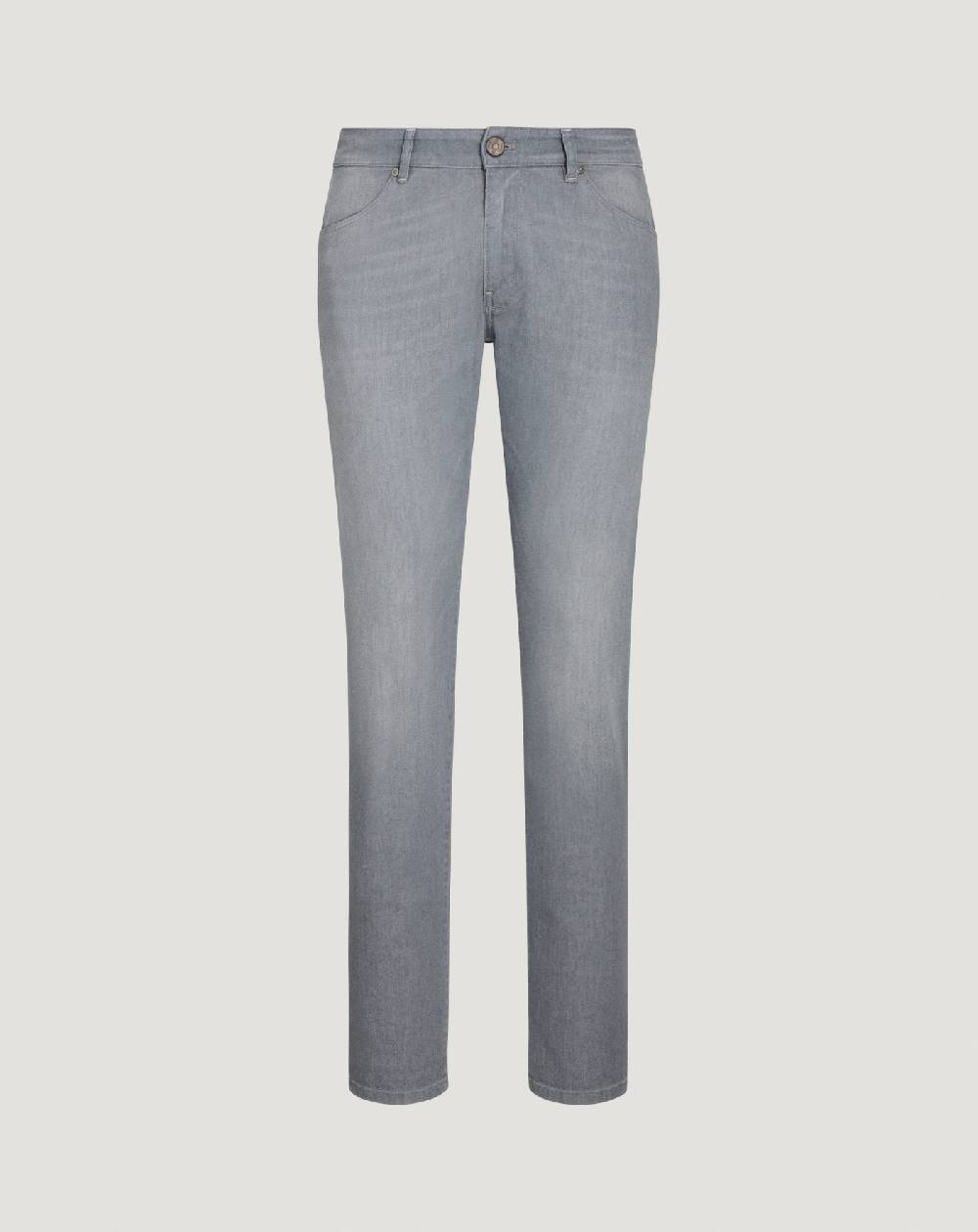 Pt Torino Jeans Swing in light grey denim Italia