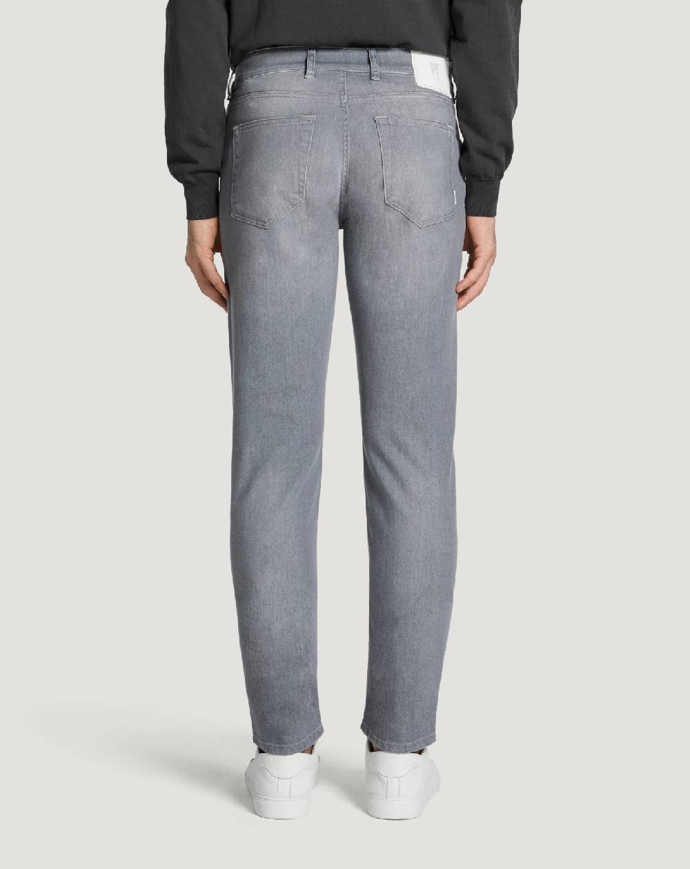 Pt Torino Jeans Swing in light grey denim Italia