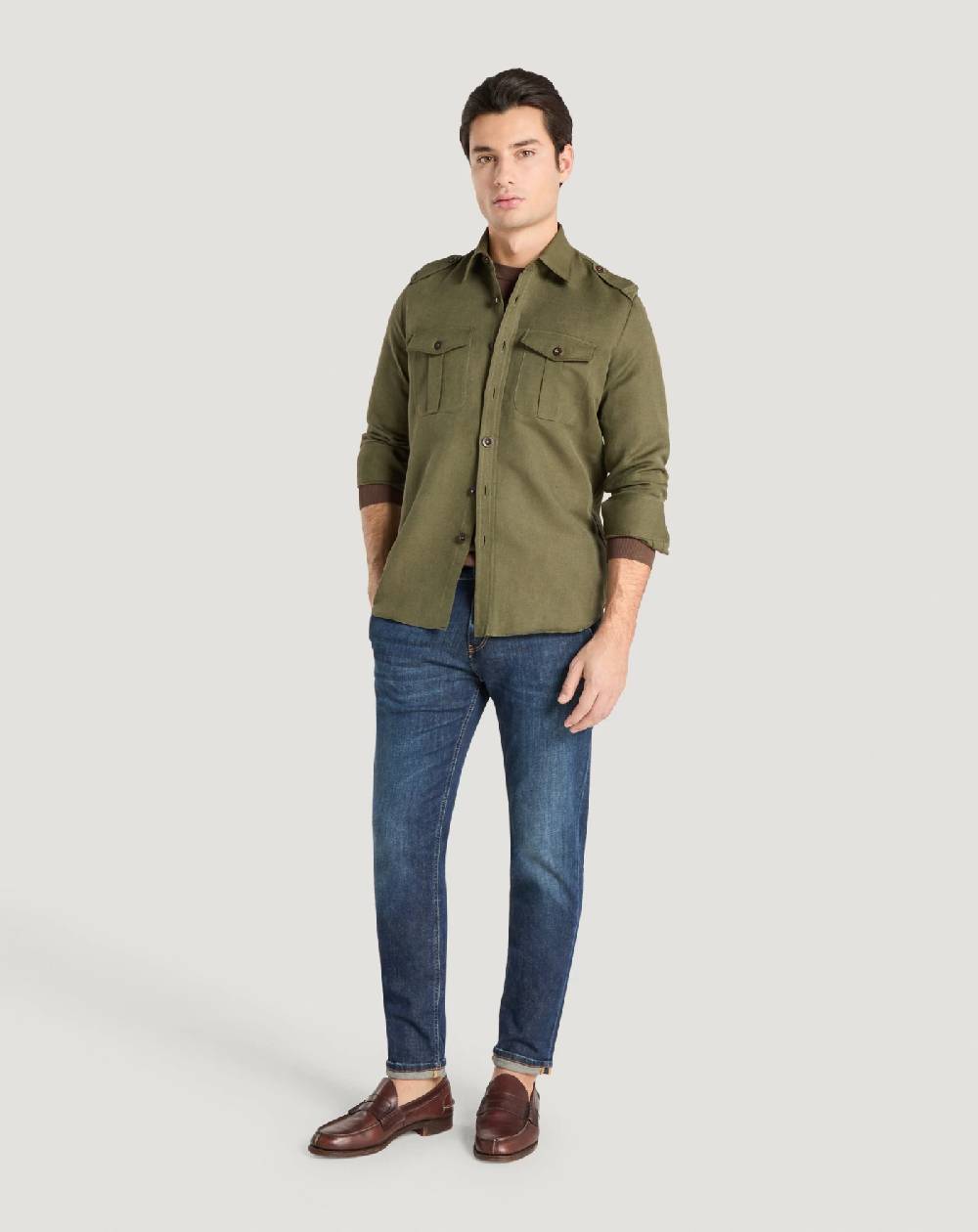 Pt Torino Jeans Indie in denim batavia stretch Promozione