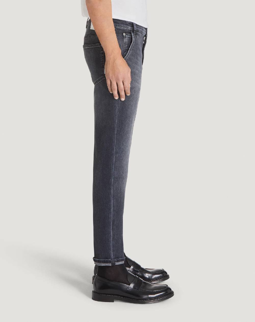 Pt Torino Jeans Indie in denim soft touch In Linea