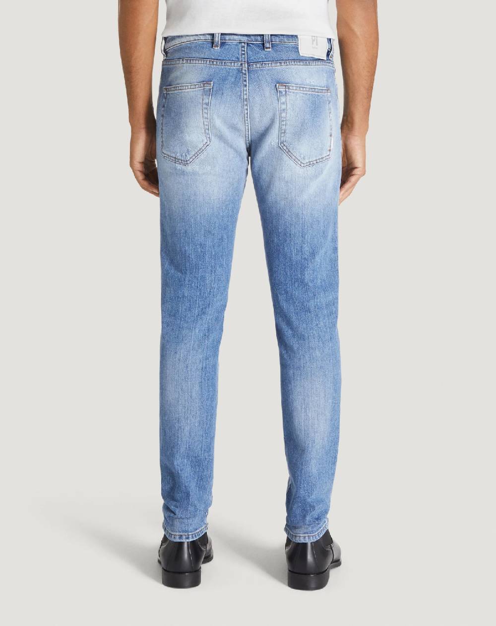 Pt Torino Jeans Rock in denim organico stretch Spedizione Gratuita