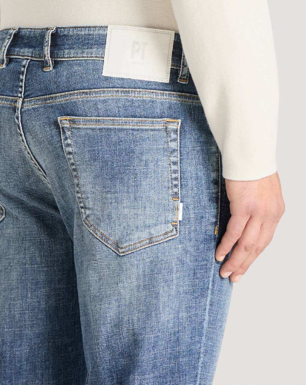 Pt Torino Jeans Reggae in denim organico stretch Fino Al -60%
