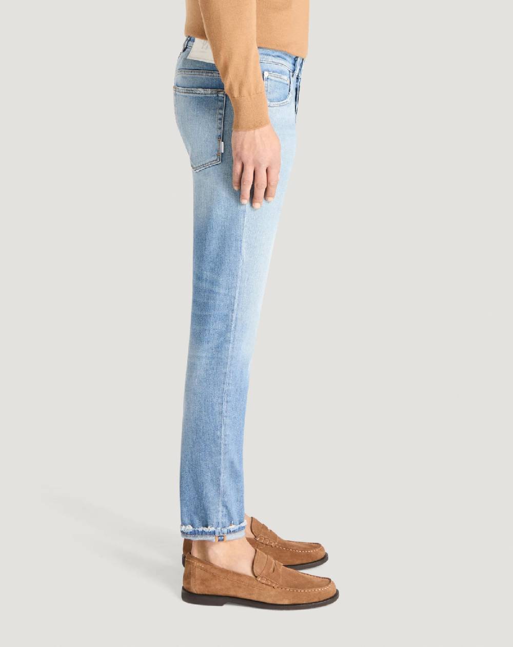 Pt Torino Jeans Reggae in denim stretch indigo Shopping Online