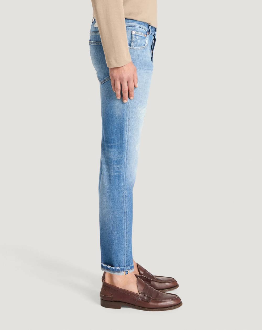 Pt Torino Jeans Reggae in denim stretch indigo Convenienza