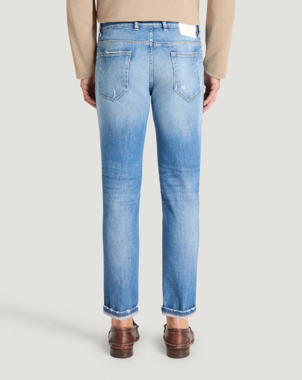 Pt Torino Jeans Reggae in denim stretch indigo Convenienza
