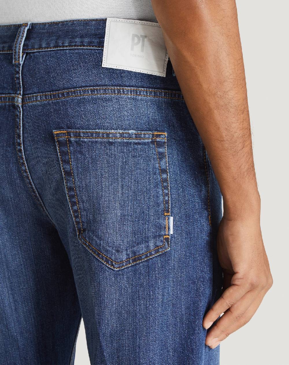 Pt Torino Jeans Dub in denim organico Sconto