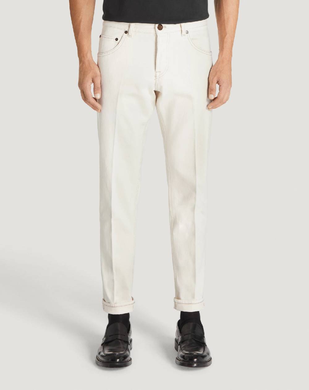 Pt Torino Jeans Dub in denim cimosato Offerta