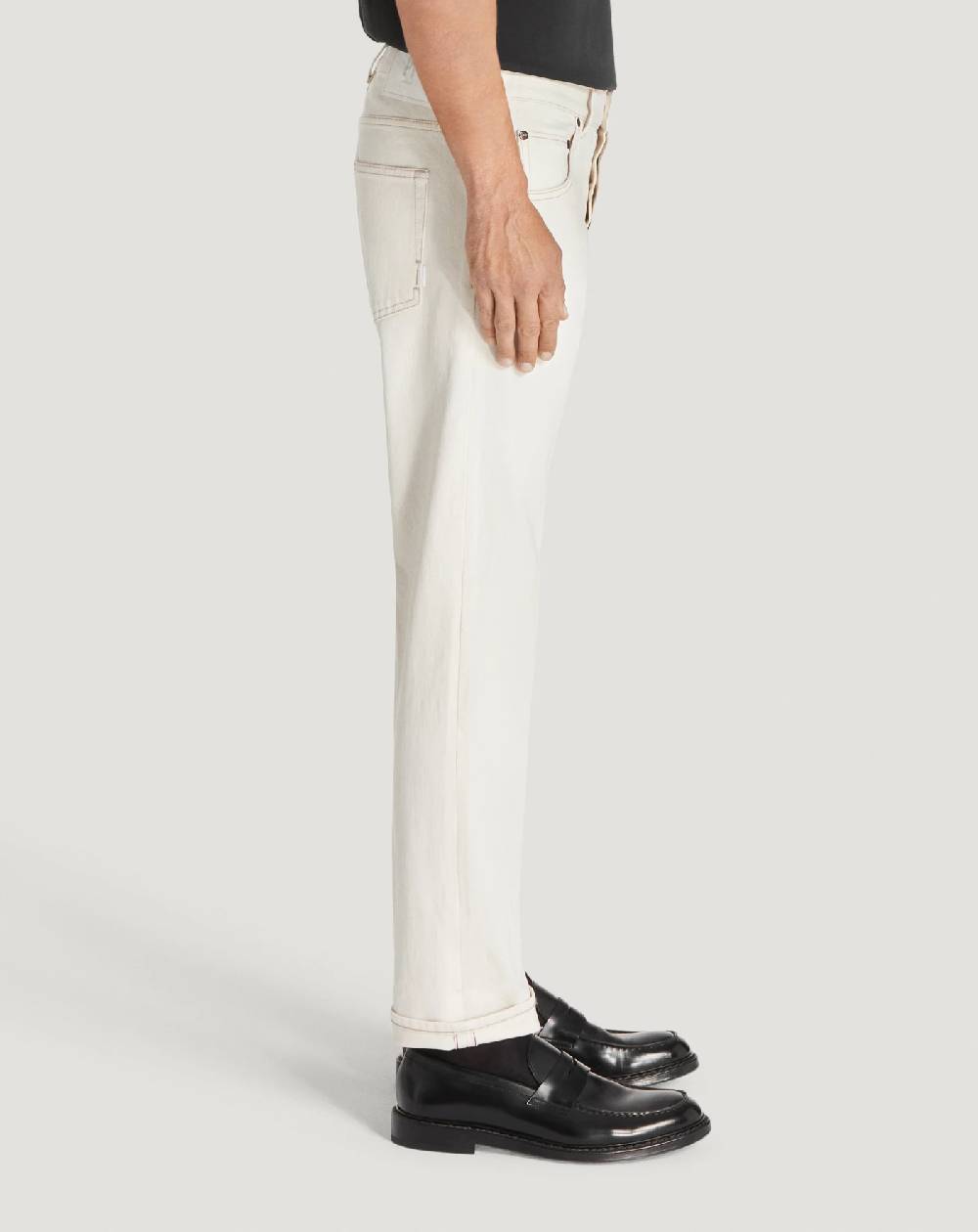 Pt Torino Jeans Dub in denim cimosato Offerta