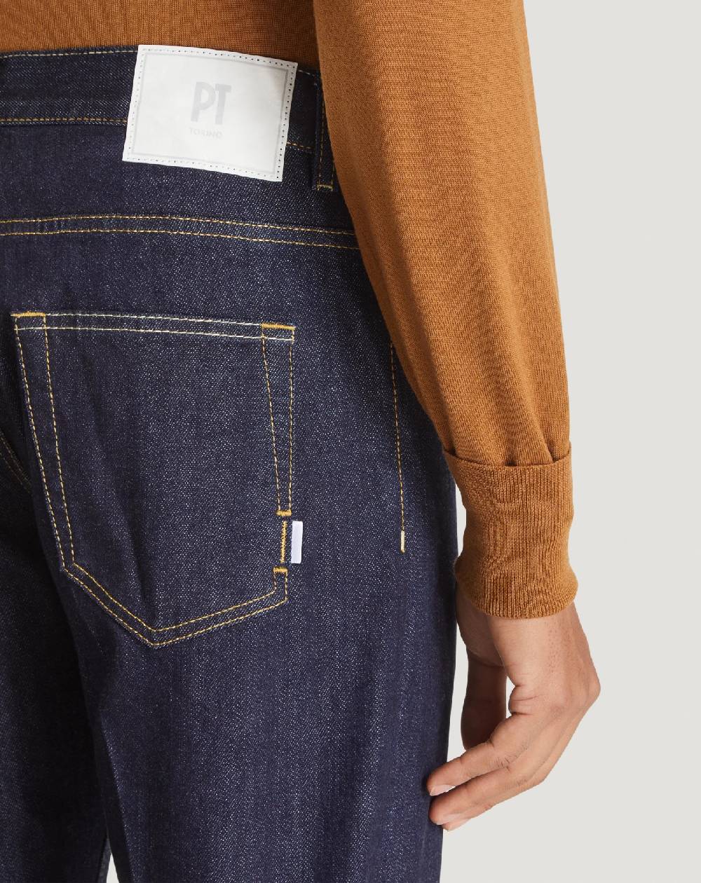 Pt Torino Jeans Dub in denim organico Economico
