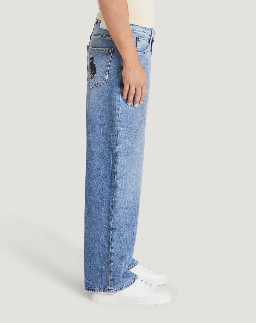 Pt Torino Jeans Skater in denim vintage Online