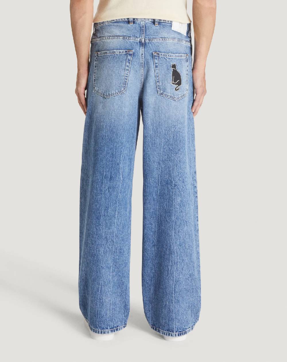 Pt Torino Jeans Skater in denim vintage Online