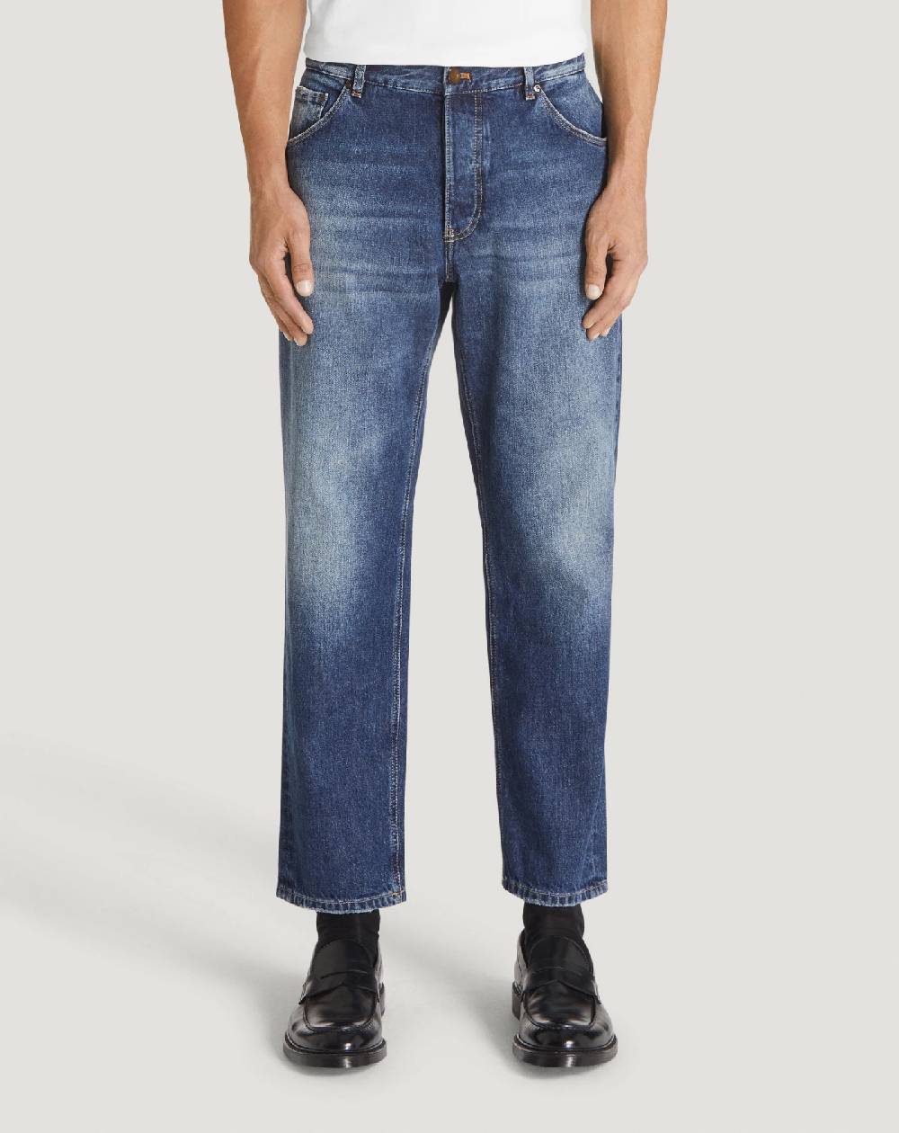 Pt Torino Jeans Rebel in denim vintage Outlet
