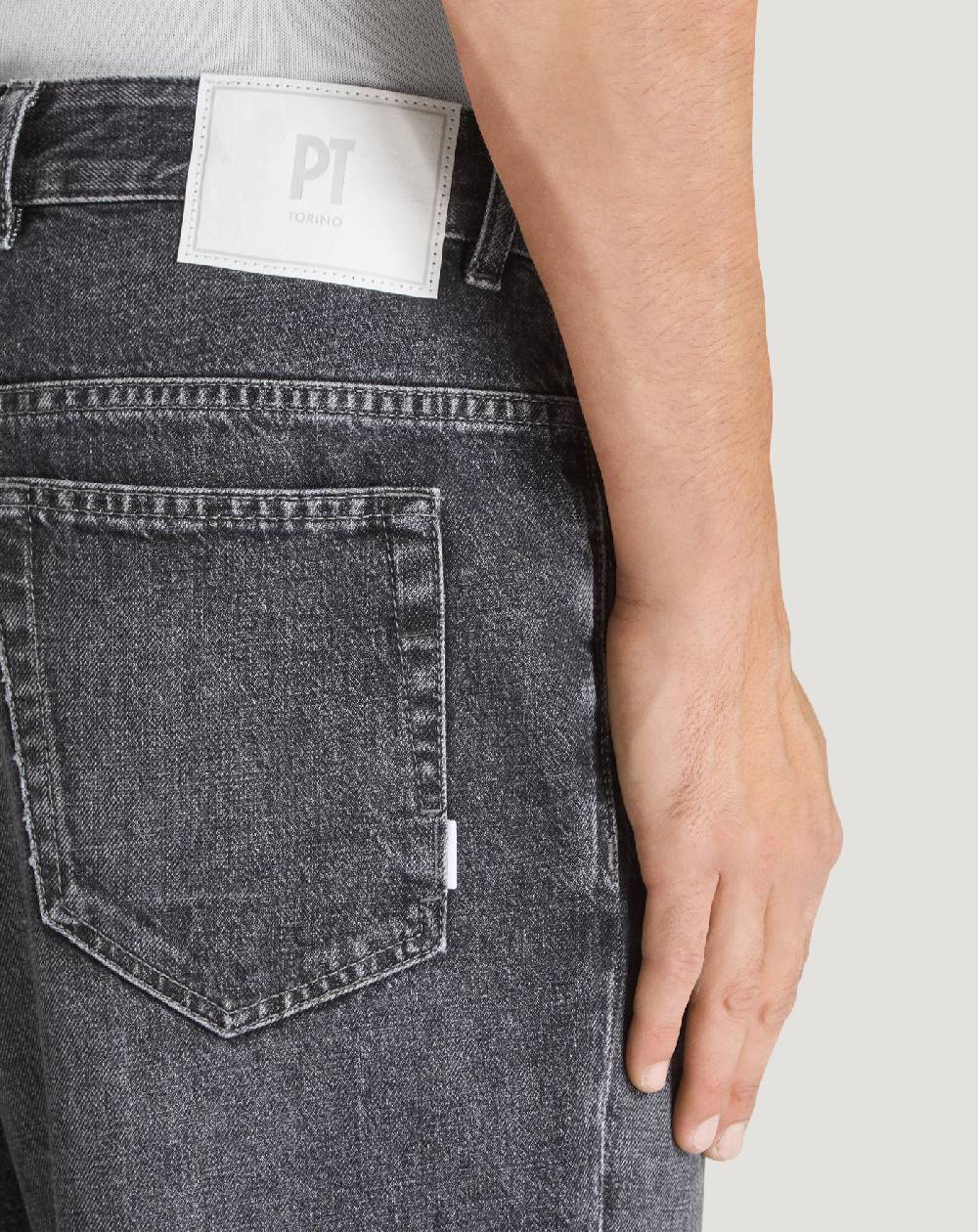 Pt Torino Jeans Rebel in denim vintage In Vendita