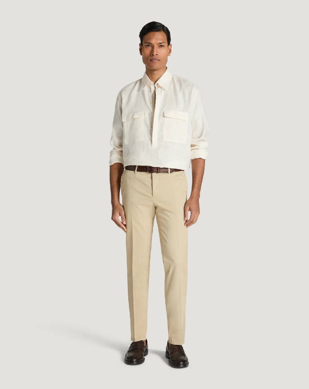 Pt Torino Pantaloni Slim in gabardina stretch Offerte