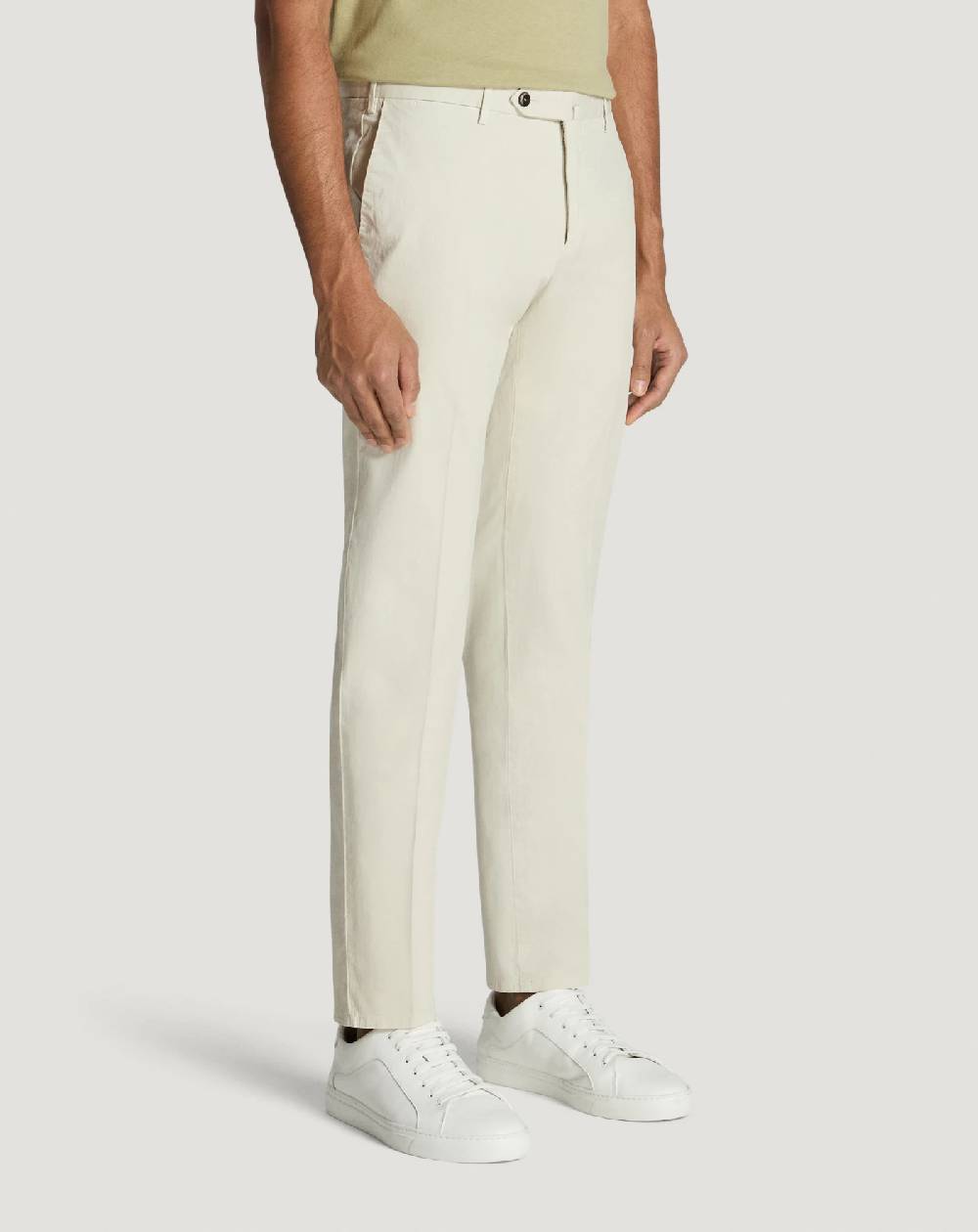 Pt Torino Pantaloni Slim in gabardina stretch Saldi Di Fabbrica