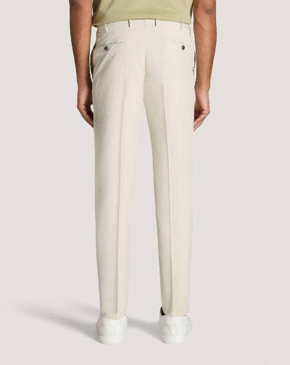 Pt Torino Pantaloni Slim in gabardina stretch Saldi Di Fabbrica