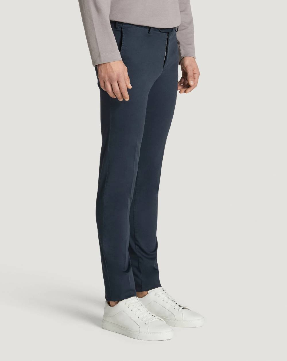 Pt Torino Pantaloni Superslim in tricotina stretch In Saldo