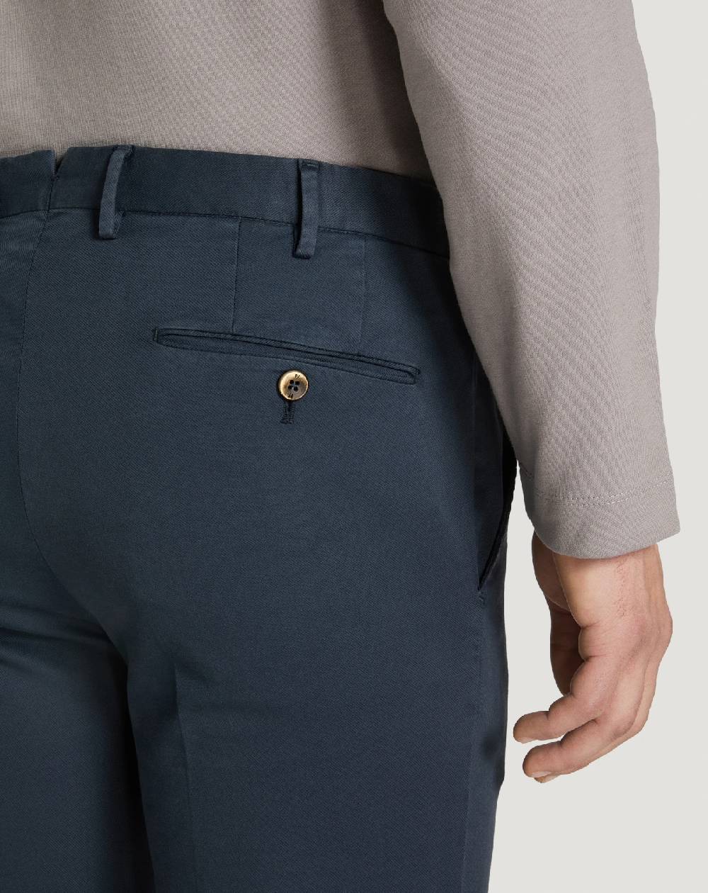 Pt Torino Pantaloni Superslim in tricotina stretch In Saldo