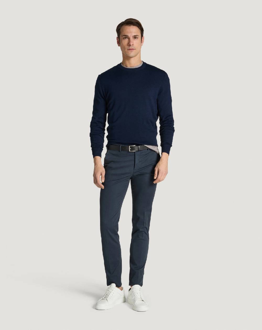 Pt Torino Pantaloni Superslim in tricotina stretch In Saldo