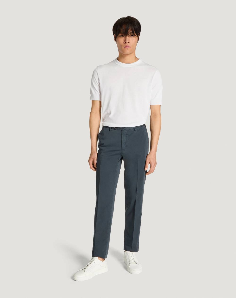 Pt Torino Pantaloni Slim in silkochino Nuova
