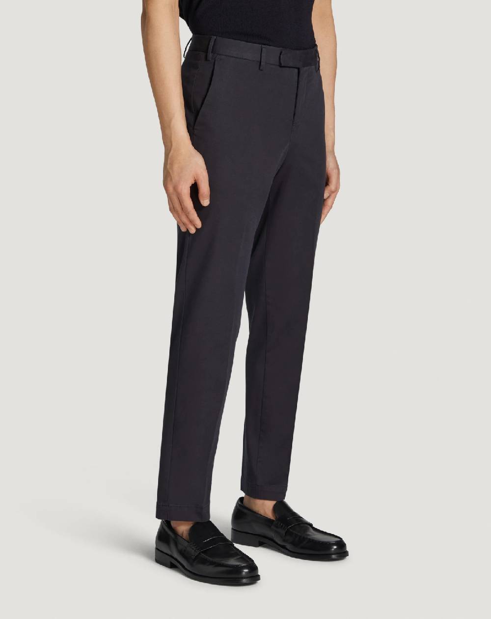 Pt Torino Pantaloni Master in cotone stretch délavé In Linea