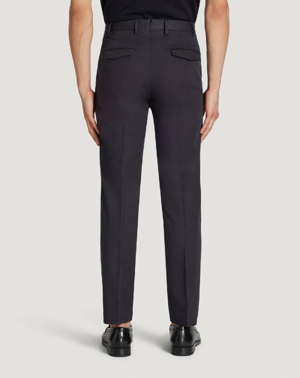 Pt Torino Pantaloni Master in cotone stretch délavé In Linea