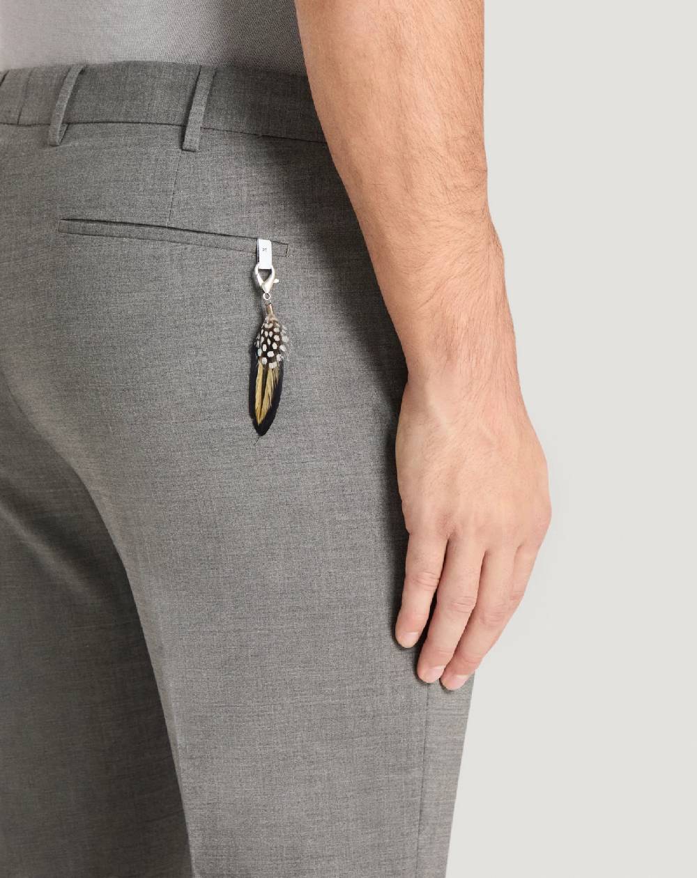 Pt Torino Pantaloni Dieci in lana tropical Promozione